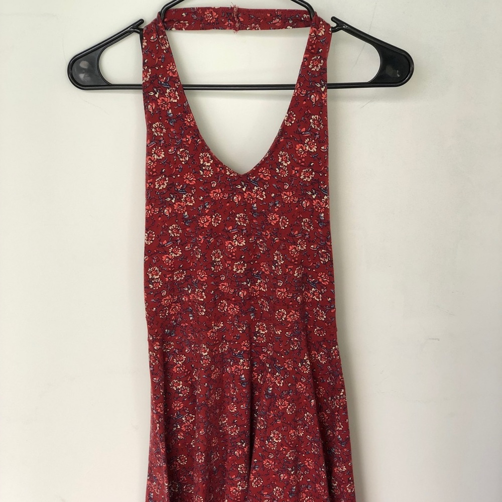 Hollister Floral Halter Dress